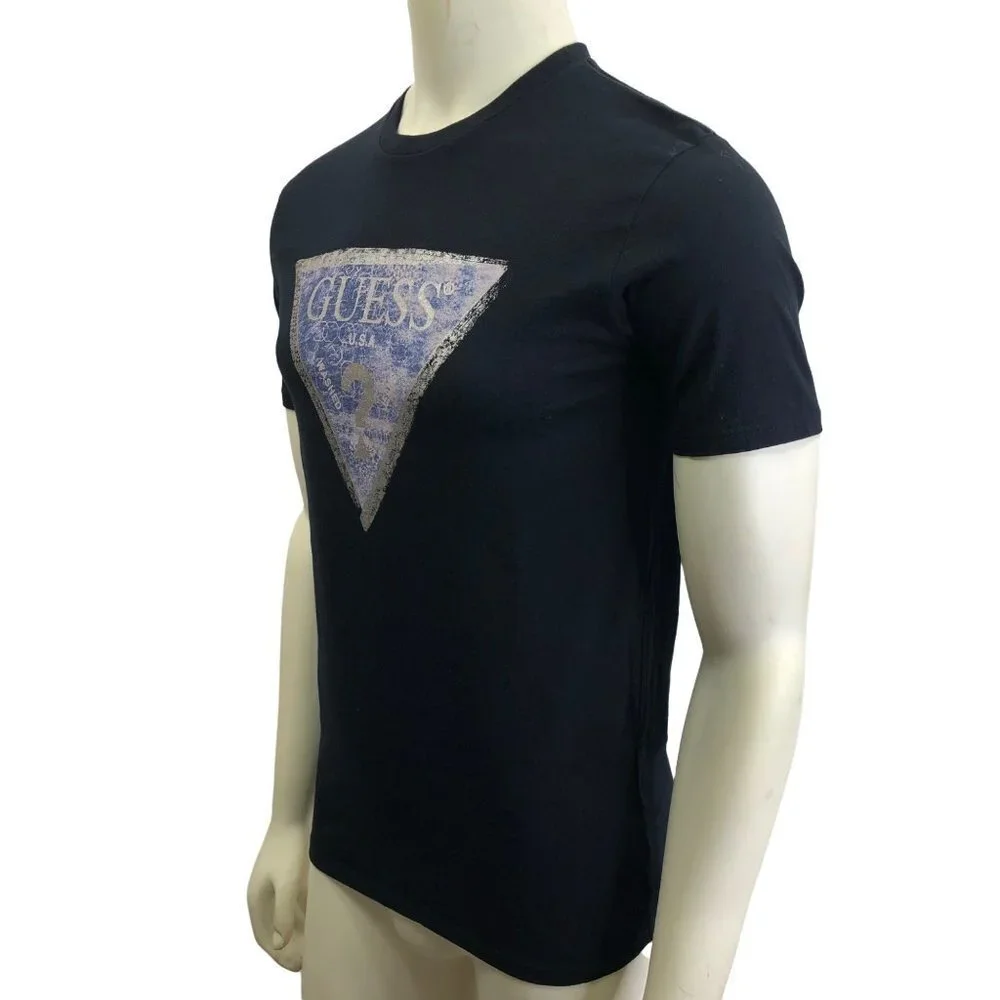 GUESS MEN'S BLACK TSHIRT SZ XS‎ - Picture 3 of 6
